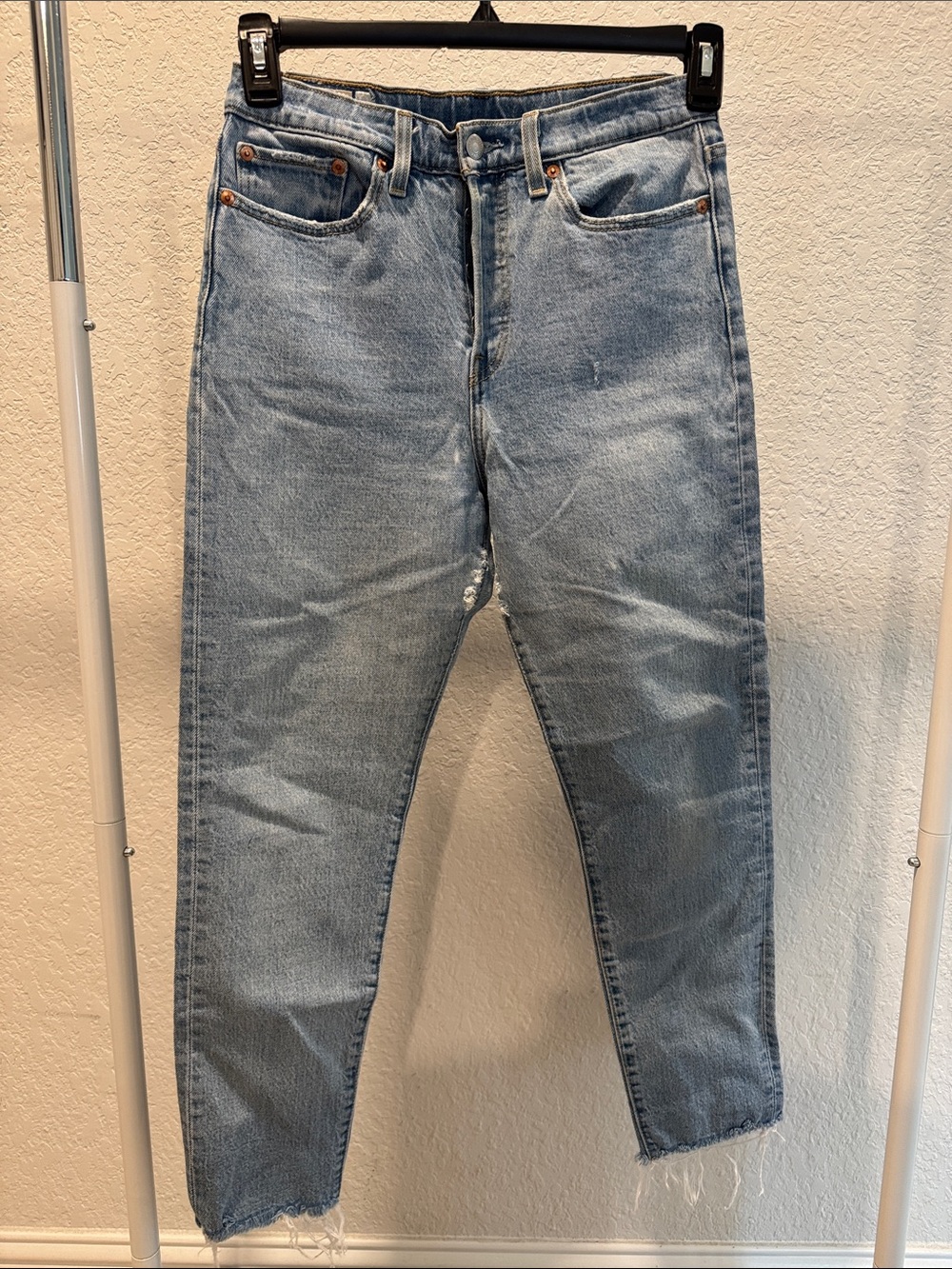 Levi's Light Wash Slim Straight Cropped Men’s Jeans